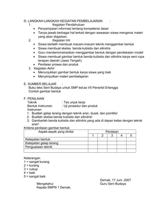 Rpp seni rupa vii 1 | DOC