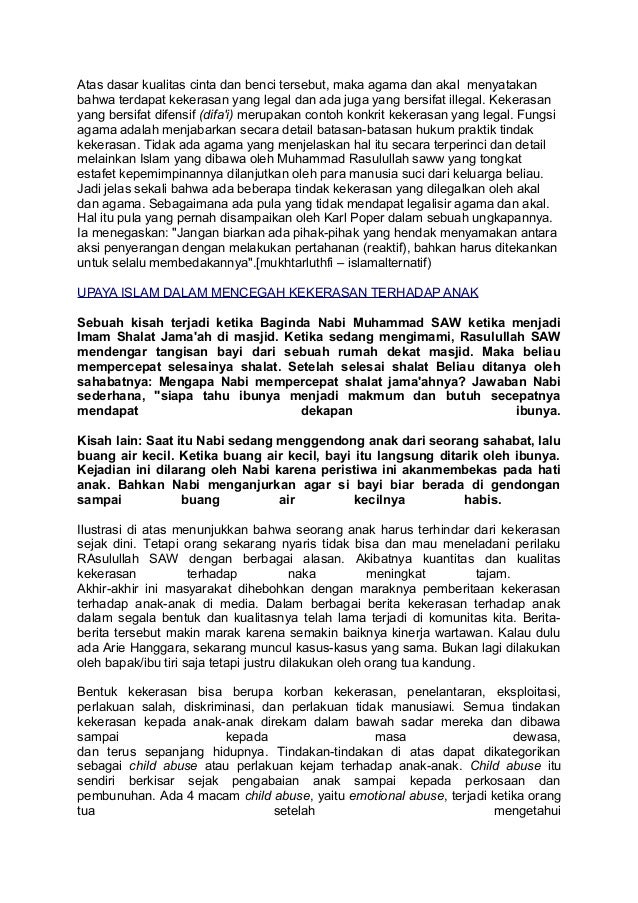 Rpp Pai Xi Kurikulum 2013 Seri 2 7 Menjauhi Kekerasan