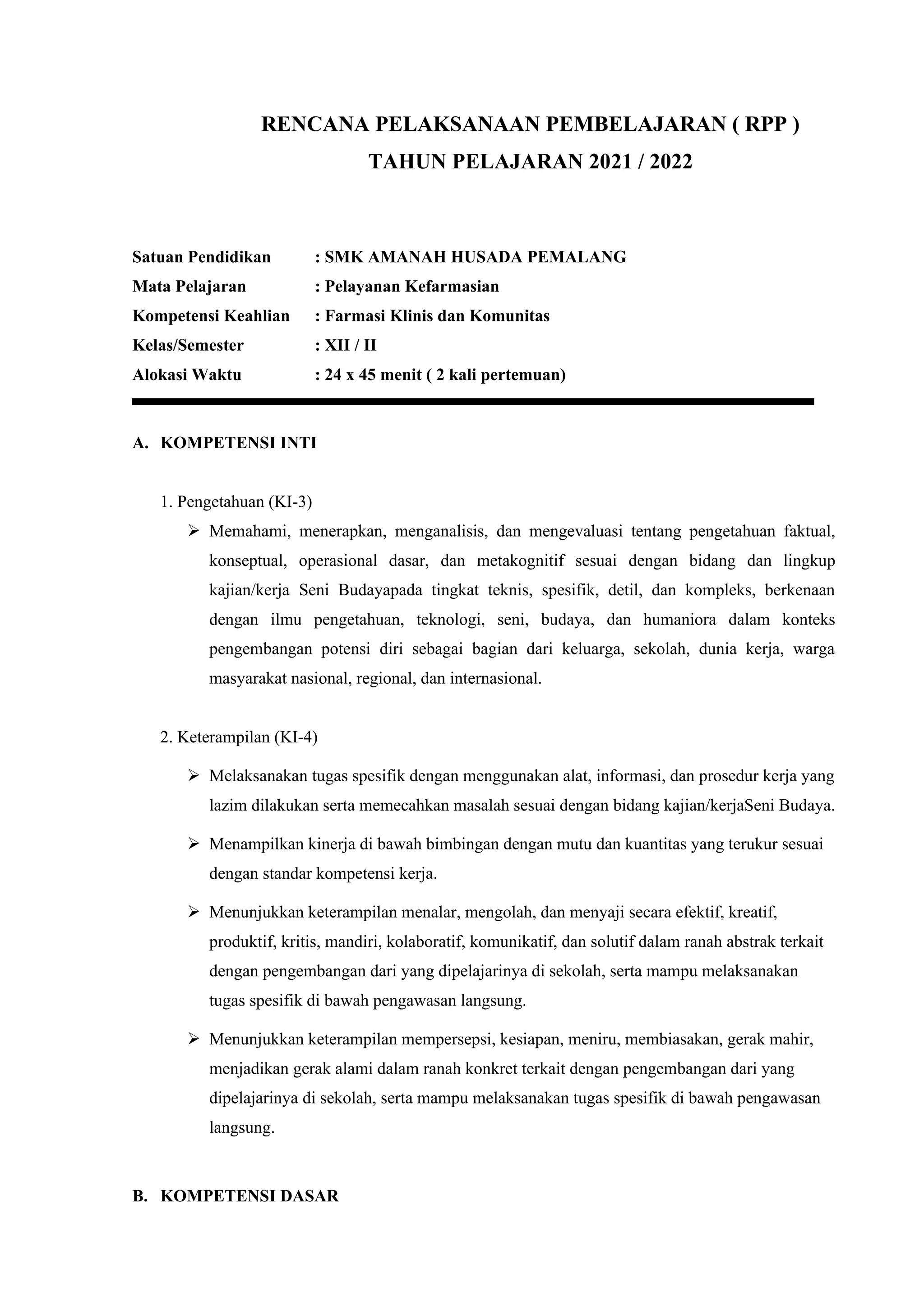 RPP Siklus Perusahaan jasa 19.docmvzmgz.vz.vzkgs | PDF