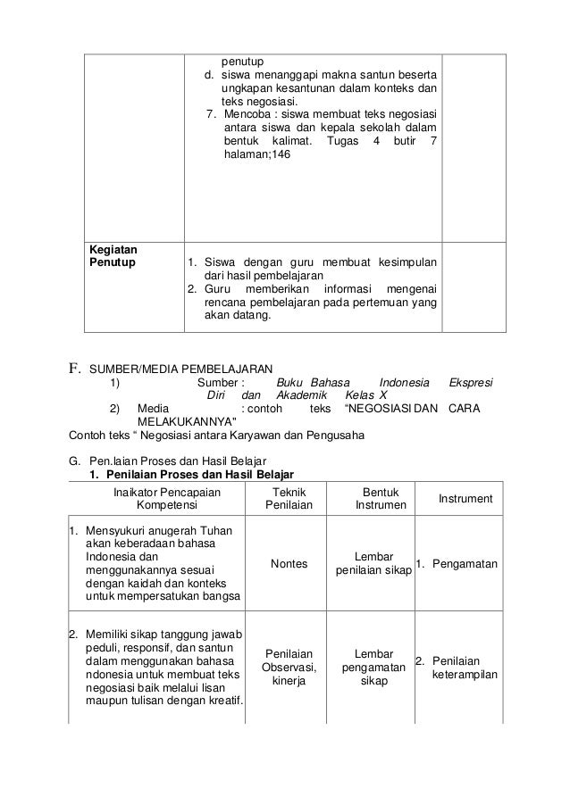 Rpp sma bahasa indonesia kelas 10 se 1 tema gemar meneroka 