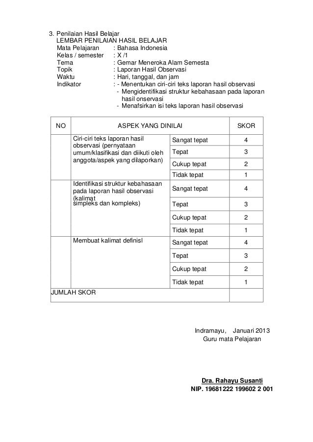 Rpp sma bahasa indonesia kelas 10 se 1 tema gemar meneroka 