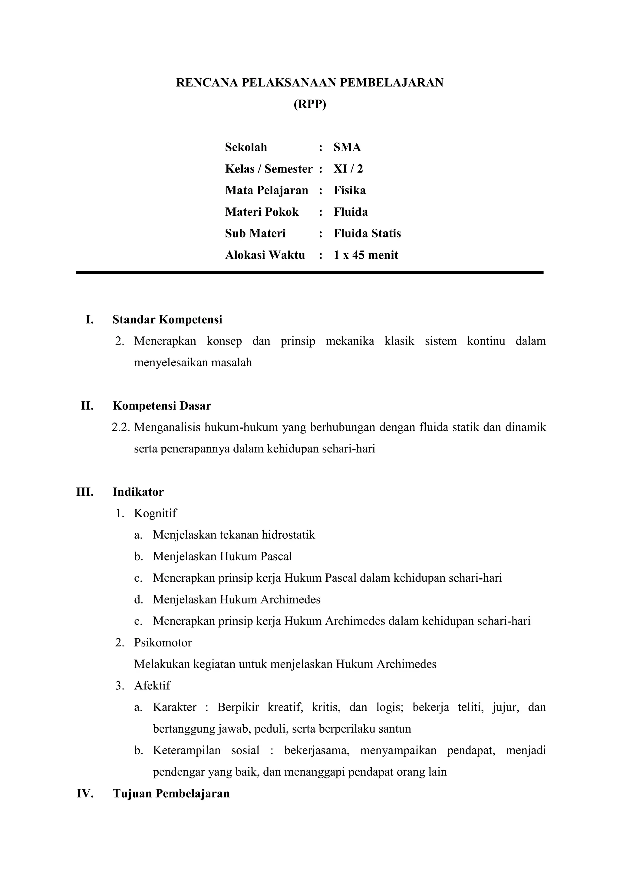 Rpp sma xi kd 2.2 - fluida | DOCX