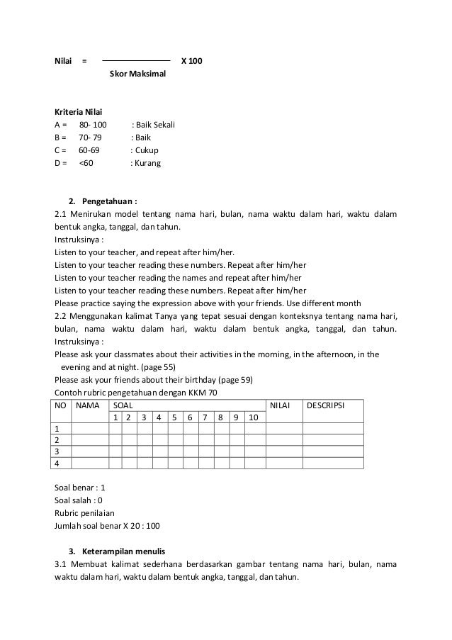 Contoh Soal Bahasa Inggris Tentang Hari Dan Bulan Dengan Contoh Soal Bahasa Inggris Tentang Hari Dan Bulan Dengan