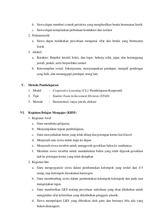 Rpp smp ix kd 3.1 - listrik