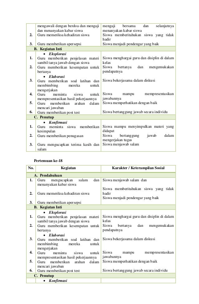 RPP Matematika Kelas 1 Semester 2 (bagian 5)