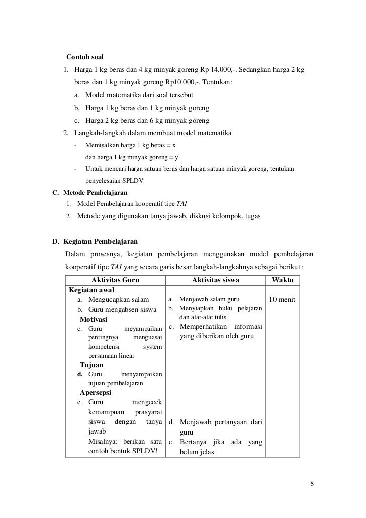 Rpp Spldv Kelas 8 Kurikulum 2013 E Guru Rpp Spldv Kelas 8 Kurikulum 2013 E Guru