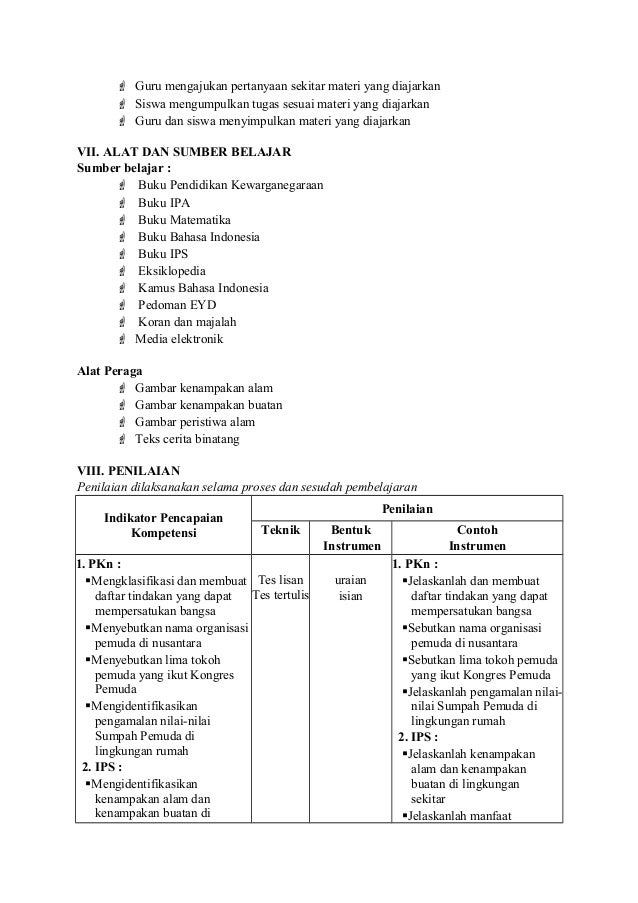 RPP TEMATIK KELAS 3 SD SEMESTER 1