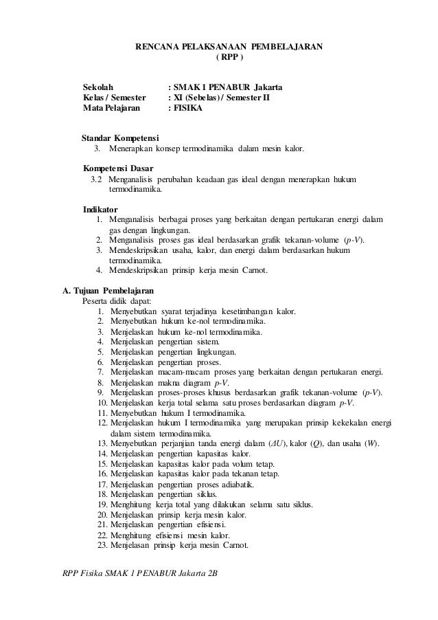 Latihan Soal Termodinamika Kelas Xi