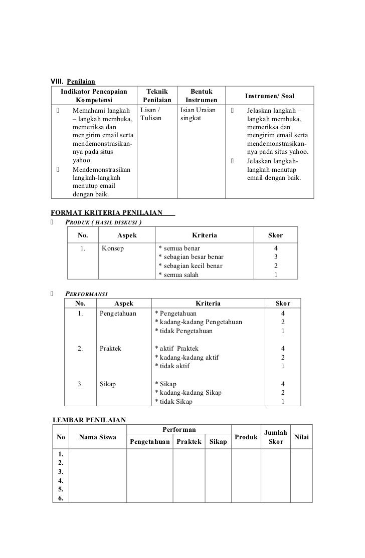 Rpp Tik Kelas 1 Sd Semester 1