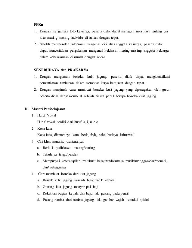 Rencana Pelaksanaan Pembelajaran (RPP)