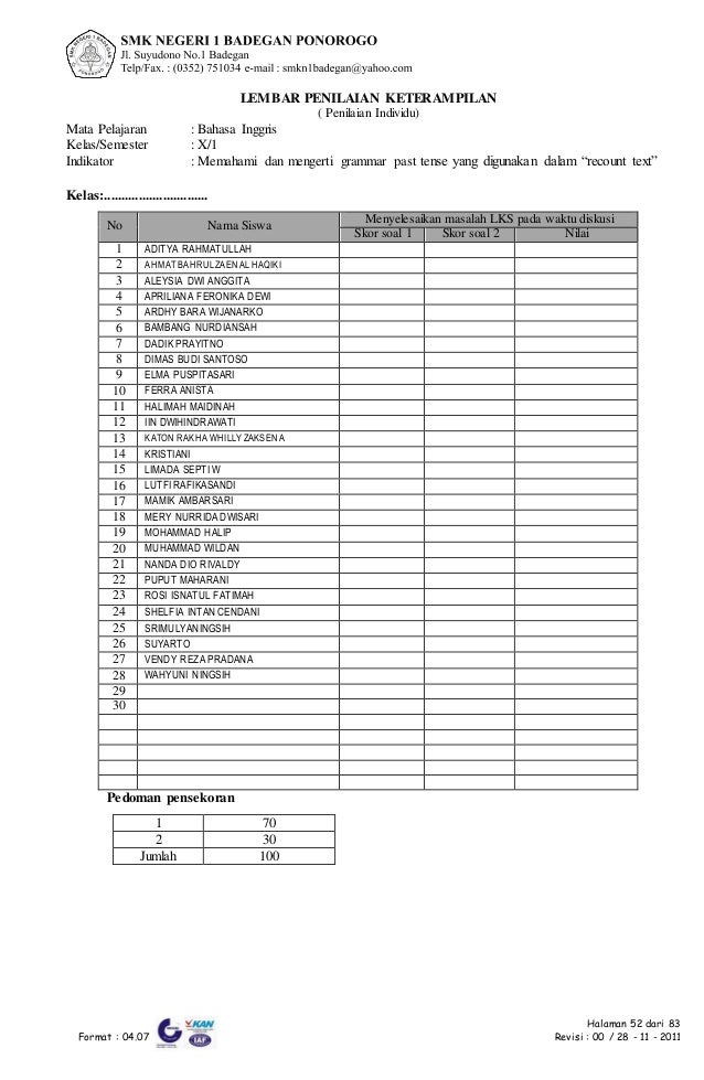 bahasa rpp kelas x k inggris 13 K13 6,7,8,9,10,11 X BING KD Rpp