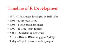 R programming for graphical representation | PPTX
