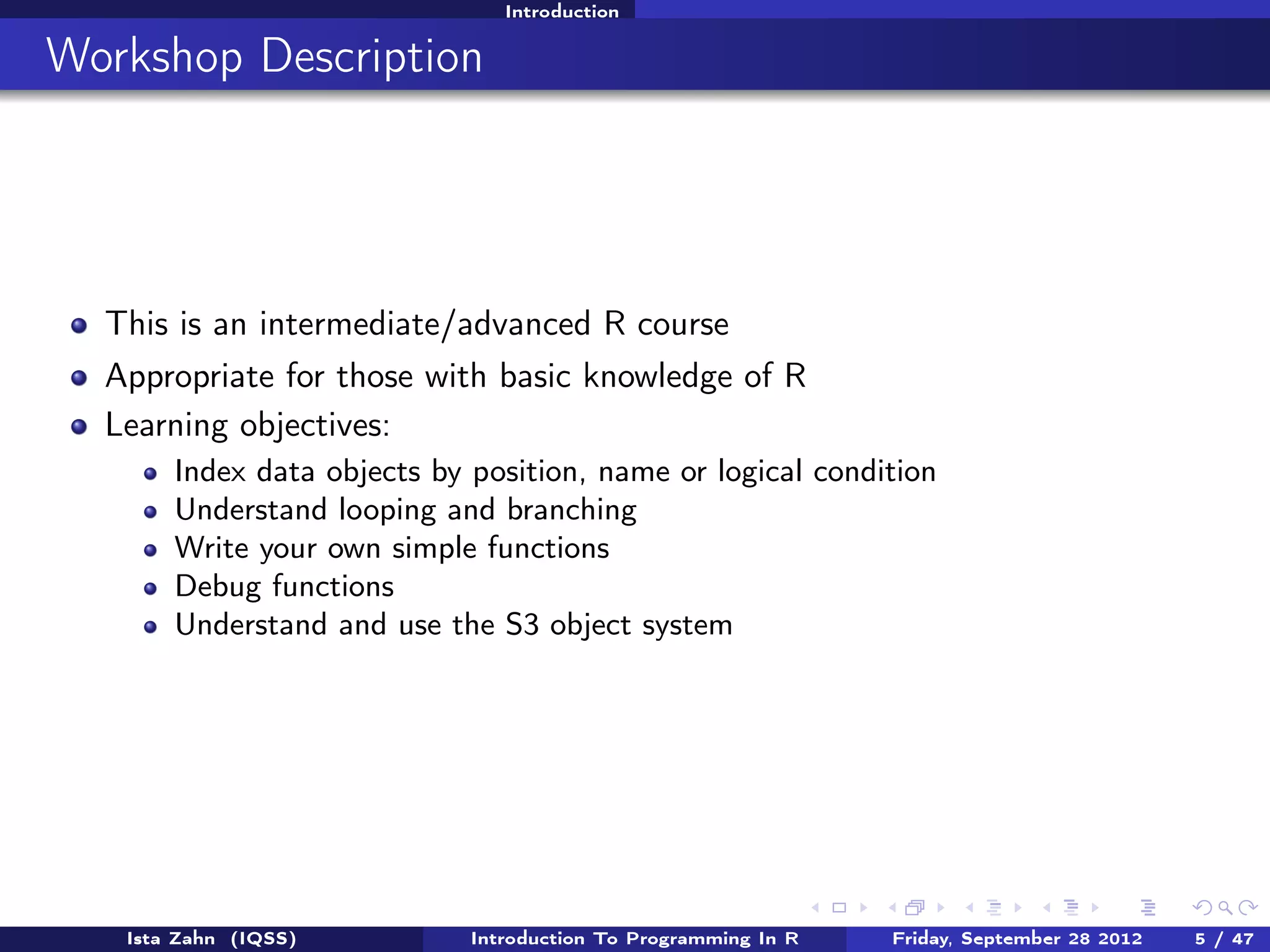 Introduction to R Programming | PDF