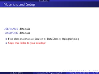 Introduction to R Programming | PDF