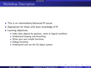 Introduction to R Programming | PDF