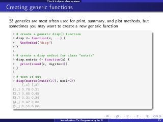 Runif Inr Programming Introduction to R Programming | PDF