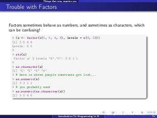 Introduction to R Programming | PDF