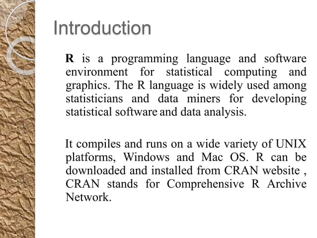 R programming | PPTX