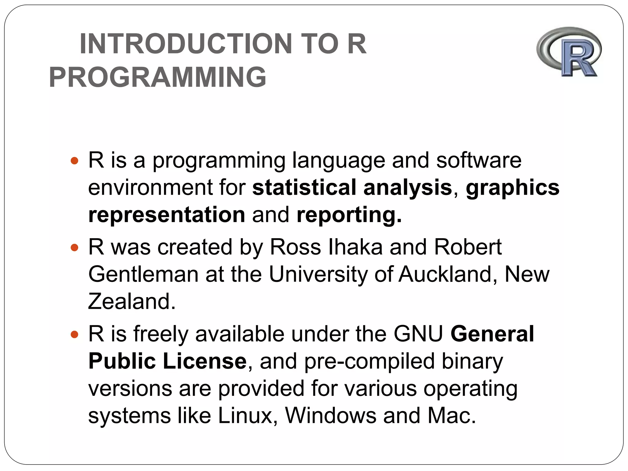 R programming | PPT