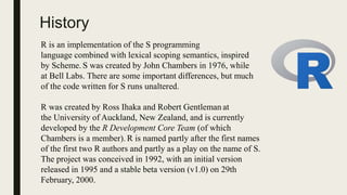 R programming Language | PPTX