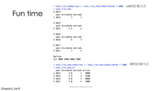 Fun time
List
DF
Chapter5_list.R
dsjerry2017@gmail.com
 