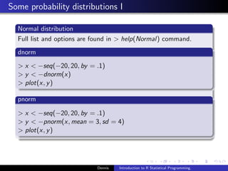 R programming intro with examples | PPT