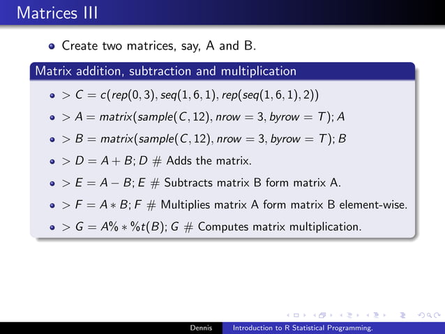 R programming intro with examples | PPT