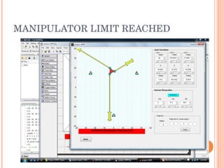 MANIPULATOR LIMIT REACHED 