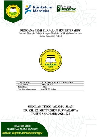Salman Rp RPS Pancasila Prodi PAI_Salman_edit.docx STAI Muttaqien | DOCX