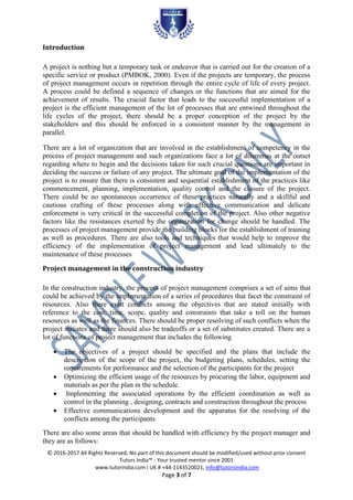 Research proposal implementation of project management | PDF