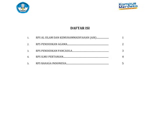 Rencana Pembelajaran Semster (RPS) Matakuliah AIK I.pdf