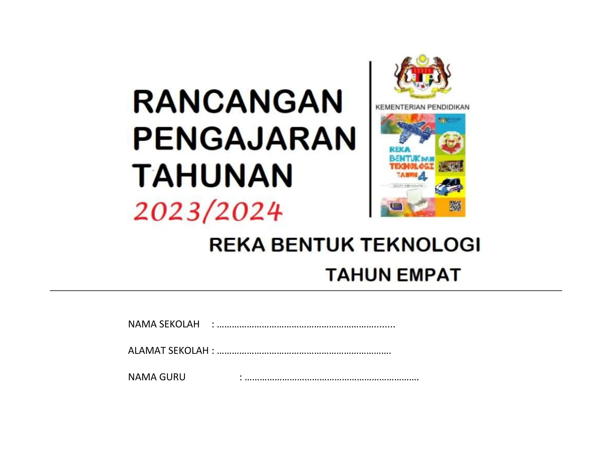 Rpt sekolah rendah bagi sekolah kebangsaan RBT TAHUN 4 | DOCX