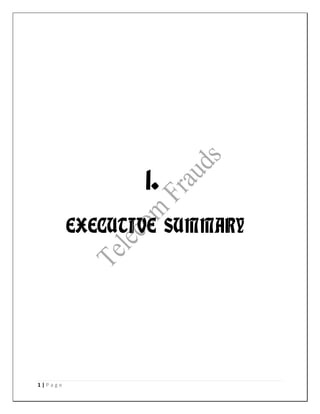 1.
EXECUTIVE SUMMARY

1|Page

 
