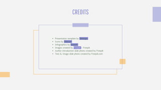 ◂ Presentation template by Slidesgo
◂ Icons by Flaticon
◂ Infographics by Freepik
◂ Images created by Freepik - Freepik
◂ Author introduction slide photo created by Freepik
◂ Text & Image slide photo created by Freepik.com
CREDITS
 