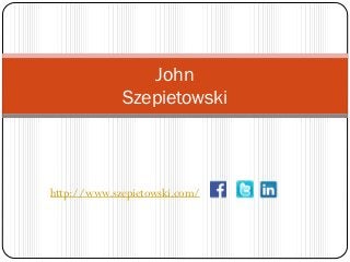 John
Szepietowski

http://www.szepietowski.com/

 