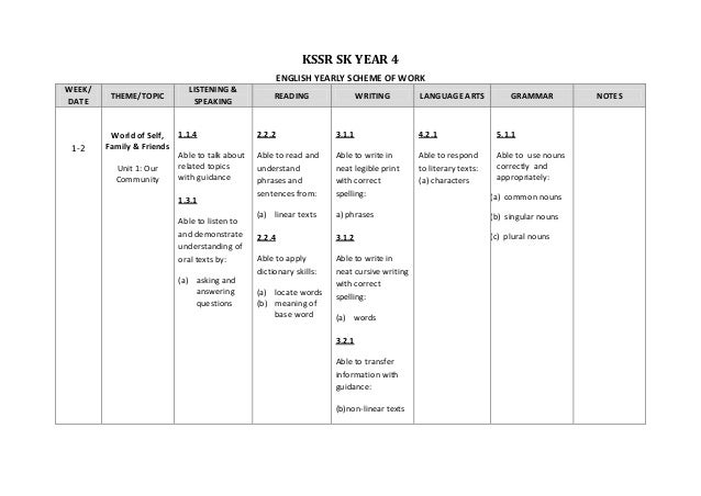 rpt english year 4 kssr 2014