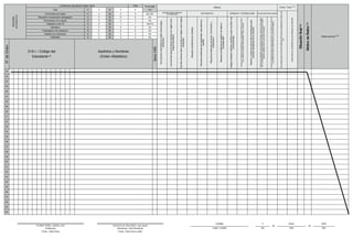 Cantidad de Estudiantes Según Sexo Total
Total H 3 M 3 6
Porcentaje
(%)
Promovidos de Grado H 3 M 2 5 83.33%
Requieren recuperación pedagógica H 0 M 0 0 0%
Permanecen en el grado H 0 M 0 0 0%
Traslados a otra I.E H 0 M 1 1 16.67%
Retirados H 0 M 0 0 0%
Postergación de evaluación H 0 M 0 0 0%
Adelanto de evaluación H 0 M 0 0 0%
RESUMÉN
ESTADÍSTICO
Fallecidos H 0 M 0 0 0%
N°
de
Orden
D.N.I. / Código del
Estudiante (2)
Apellidos y Nombres
(Orden Alfabético)
Sexo
H/M
ÁREAS Comp. Trans (11)
INGLÉS COMO LENGUA
EXTRANJERA MATEMÁTICA CIENCIA Y TECNOLOGÍA EDUCACIÓN RELIGIOSA
Se
comunica
oralmente
en
inglés
como
lengua
extranjera
Lee
diversos
tipos
de
textos
escritos
en
inglés
como
lengua
extranjera
Escribe
diversos
tipos
de
textos
en
inglés
como
lengua
extranjera
Resuelve
problemas
de
cantidad
Resuelve
problemas
de
regularidad,
equivalencia
y
cambio
Resuelve
problemas
de
forma,
movimiento
y
localización
Resuelve
problemas
de
gestión
de
datos
e
incertidumbre
Indaga
mediante
métodos
científicos
para
construir
sus
conocimientos
Explica
el
mundo
físico
basándose
en
conocimientos
sobre
los
seres
vivos,
materia
y
energía,
biodiversidad,
Tierra
y
universo
Diseña
y
construye
soluciones
tecnológicas
para
resolver
problemas
de
su
entorno
Construye
su
identidad
como
persona
humana,
amada
por
Dios,
digna,
libre
y
trascendente,
comprendiendo
la
doctrina
de
su
propia
religión,
abierto
al
diálogo
con
las
que
le
son
cercanas
Asume
la
experiencia
del
encuentro
personal
y
comunitario
con
Dios
en
su
proyecto
de
vida
en
coherencia
con
su
creencia
religiosa
SE
DESENVUELVE
EN
ENTORNOS
VIRTUALES
GENERADOS
POR
LAS
TIC
GESTIONA
SU
APRENDIZAJE
DE
MANERA
AUTÓNOMA
Situación
final
(12)
Motivo
de
Retiro
(13)
Observaciones (14)
22
23
24
25
26
27
28
29
30
31
32
33
34
35
36
37
38
39
40
41
42
43
44
45
46
47
48
49
50
FLOREZ PEÑA, JORGE LUIS AUCCAYLLE DELGADO, Julio David
Profesor(a)
Firma - Post Firma
Director(a) / Sub Director(a)
Firma - Post Firma y sello
CORMA 11 Enero 2023
Lugar o ciudad
,
día
de
mes
de
año
 