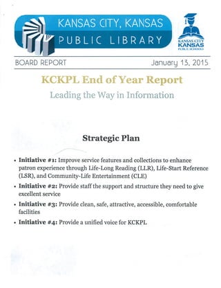 January Status Report - KCK Public Libraries