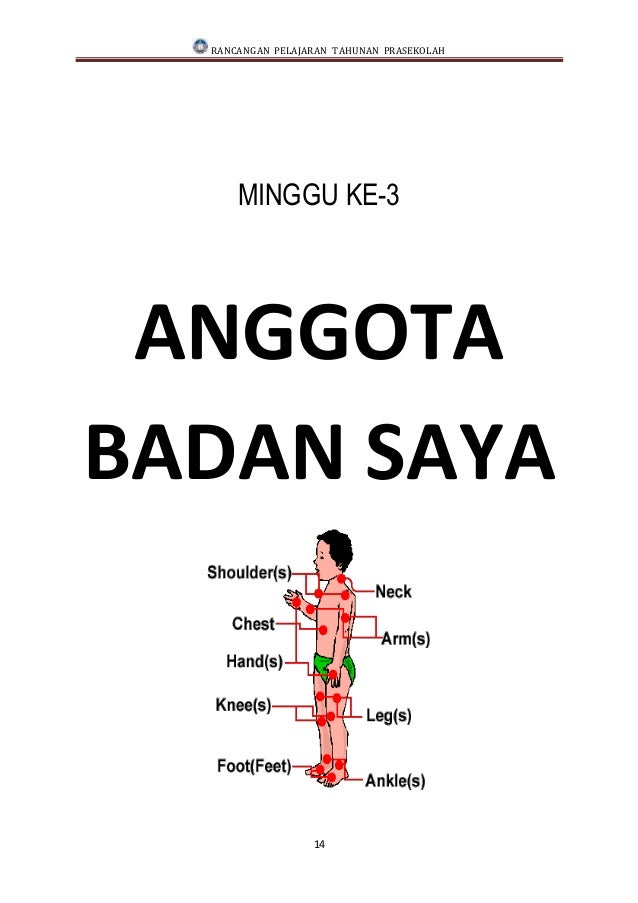 Rancangan Pengajaran Tahunan Prasekolah