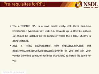 TDS TCS RETURN PREPARATION UTILITY PART A | PDF