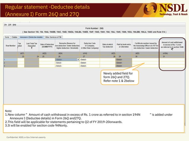 TDS TCS RETURN PREPARATION UTILITY PART H | PDF