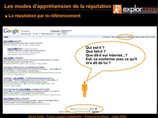 Gérer sa réputation en ligne - Denis Failly
