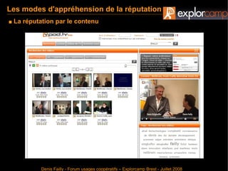 Gérer sa réputation en ligne - Denis Failly