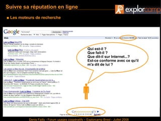 Gérer sa réputation en ligne - Denis Failly