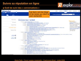 Gérer sa réputation en ligne - Denis Failly