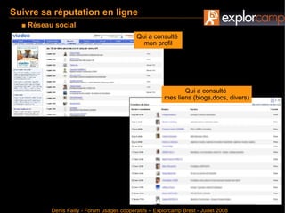 Gérer sa réputation en ligne - Denis Failly
