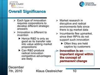 Permanent Innovation Marketing and innovation | PPT