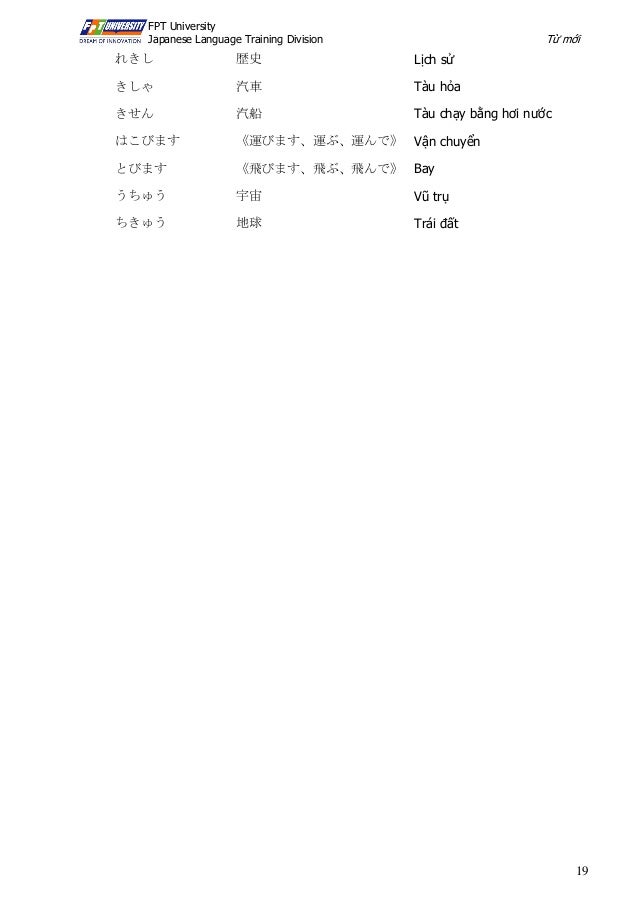 Minna Nonihongo Tuvung