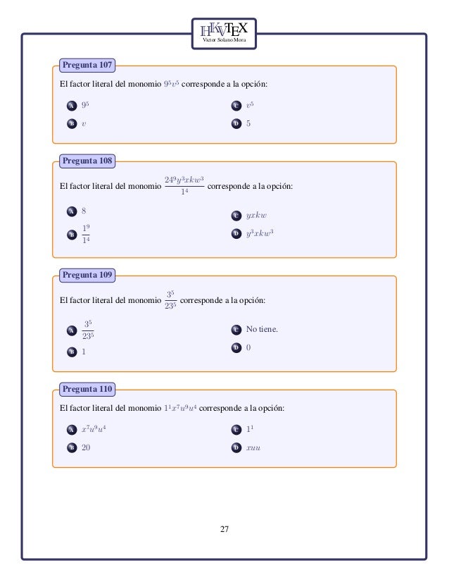 math 95 factor Factor literal Práctica álgebra: de