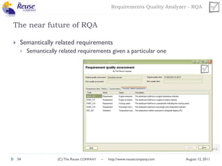 Car Rqa Requirements RQA - Requirements Quality Analyzer | PDF
